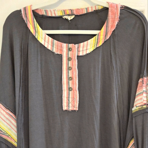 POL NWOT Womens Long Sleeve Oversized Top Medium - Picture 4 of 9